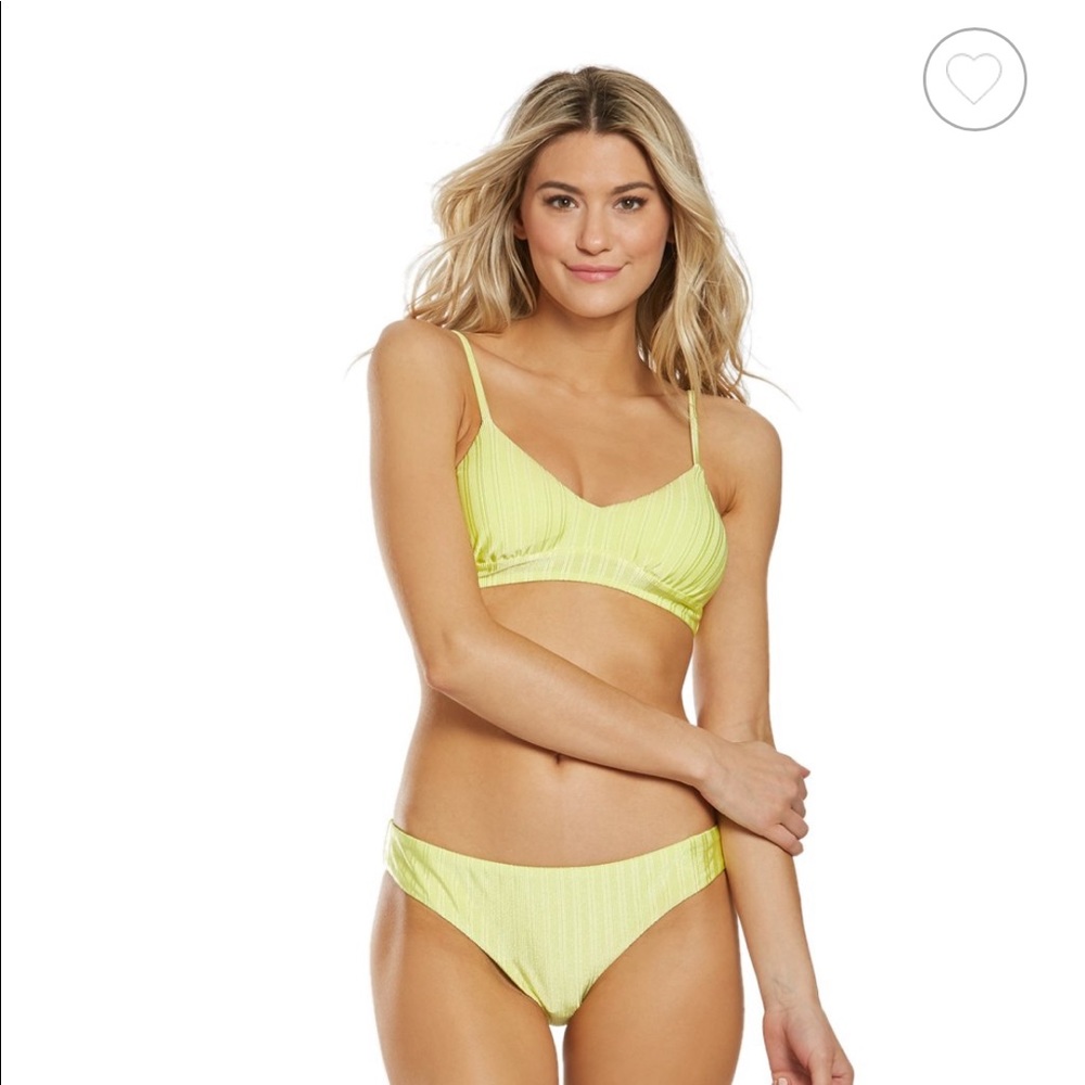 NWT The Bikini Lab Luster Skimpy Belted Swim Set